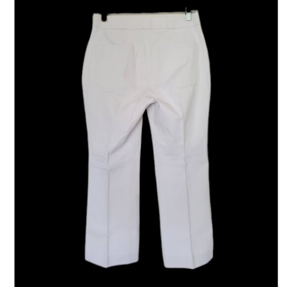 NWT SPANX Hi-Rise Smoothing Shapewear Kick Flare Pants Opaque White Size L - Picture 3 of 14